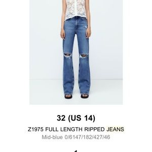 Zara jeans - 3 pair